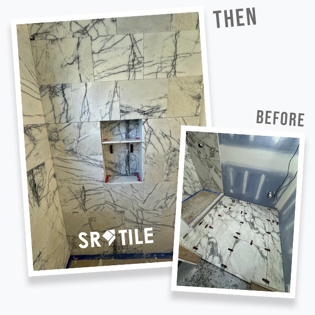 Residential shower tile project